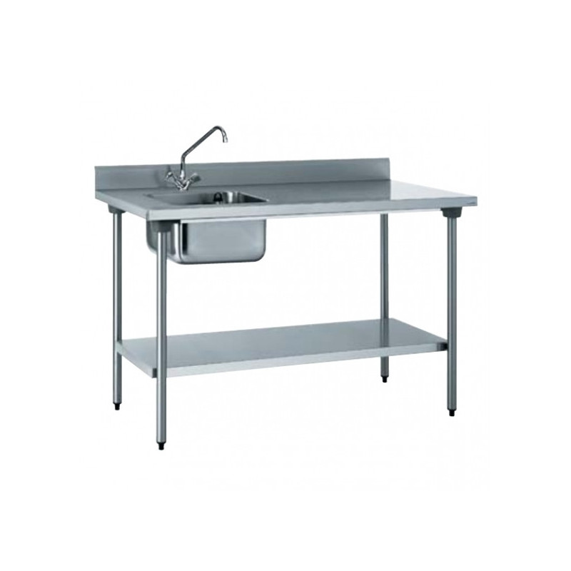 Table du chef 1600x700 bac droite murale