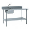 Table du chef 1600x700 bac droite murale