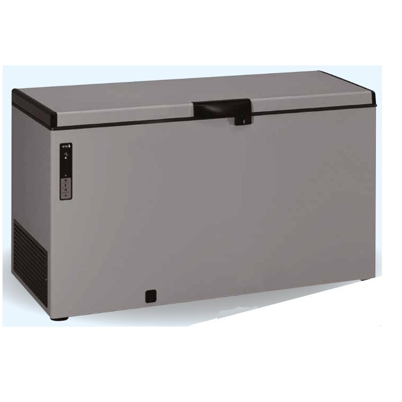 Frigo congélateur laque blanc bahut duo froid  +5°-25°c 370 litres